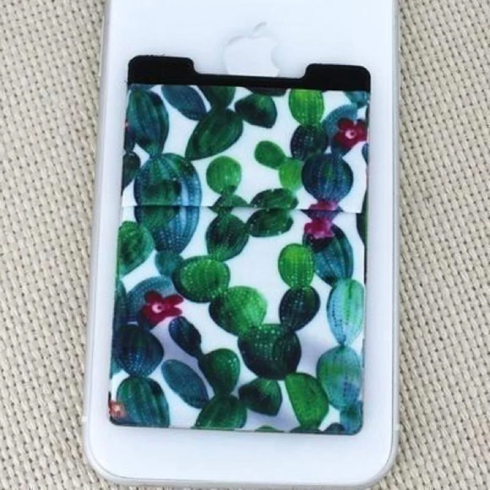 Cactus Print Phone Pocket